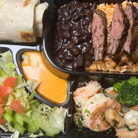 C16. Jumbo Shrimp and Steak